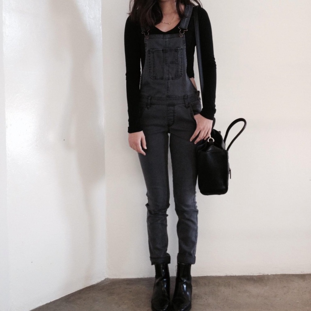 Denim overalls